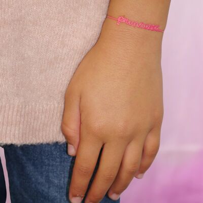 "Characters" Collection - Child - Pack of 25
(5 different messages by 5)
Message line bracelet