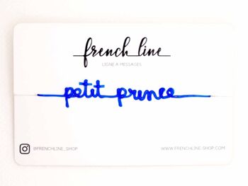 Enfant - Petit prince - Bleu - Bracelet Ligne à message 3