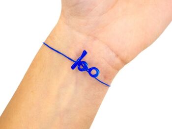 Enfant - Petit prince - Bleu - Bracelet Ligne à message 5
