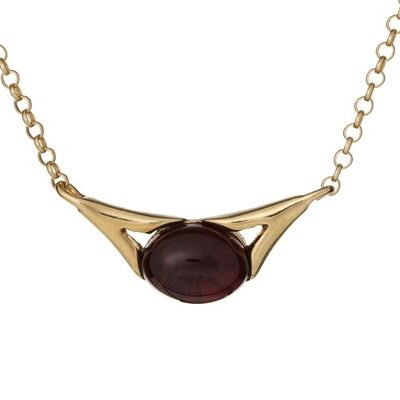 AMBER SILVER NECKLACE ref: KL1044-460ND