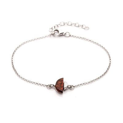 PULSERA AMBAR PLATA ref: ZIDZ247BR