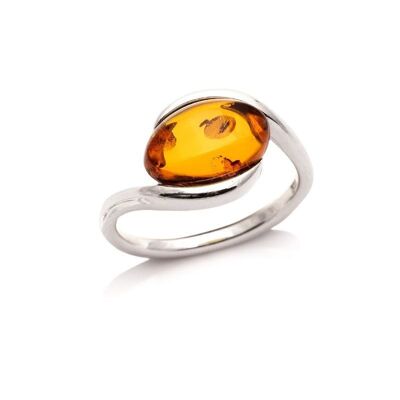 ANELLO IN ARGENTO AMBRA ref: SAD0082ROR