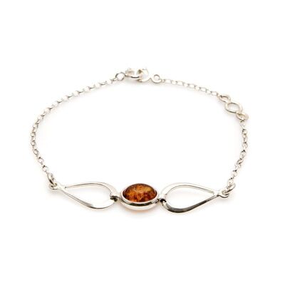 AMBER SILVER BRACELET ref: KM502AR