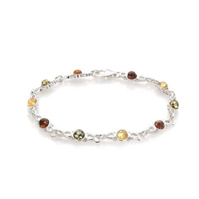 BRACELET ARGENT AMBRE ref: MGB506R