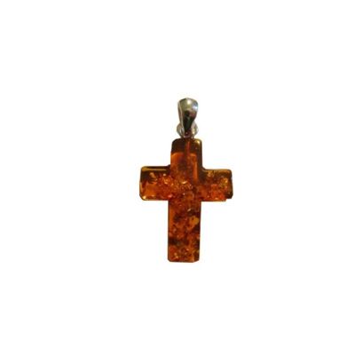 PENDENTIF ARGENT AMBRE ref: ASW14