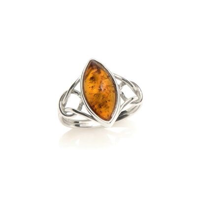 AMBER SILVER RING ref: AMP00117R