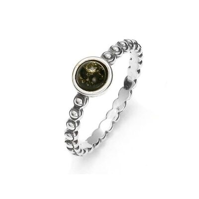 ANELLO IN ARGENTO AMBRA ref: GI-BA020V