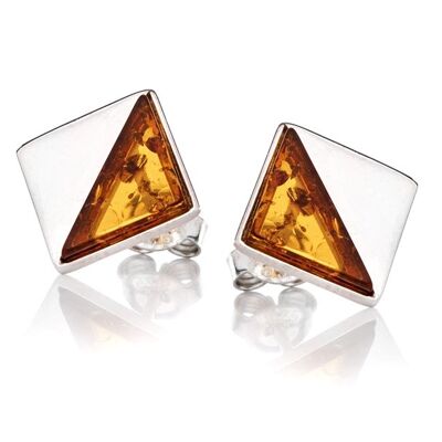 AMBER SILVER EARRING ref: ZIDZ349KR