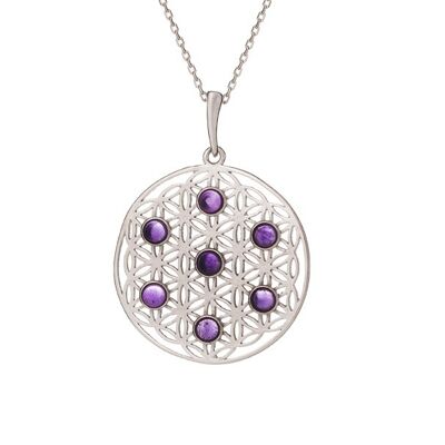 AMETHYST SILVER PENDANT ref: CKM-PE035-AM