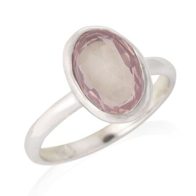 BAGUE QUARTZ ARGENT ref: CJF-BA001-QR