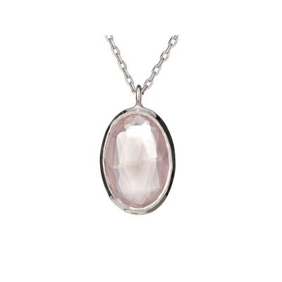COLLIER QUARTZ ARGENT ref: CJF-CL001-QR