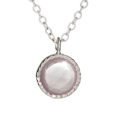 COLLIER QUARTZ ARGENT ref: CJF-CL027-QR