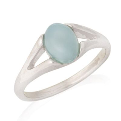 SILVER AGATE RING ref: CKL-BA009-AA