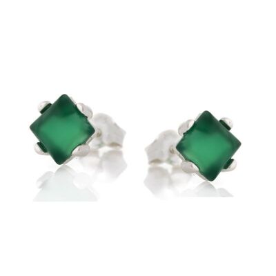 ORECCHINI IN AGATA IN ARGENTO ref: CKM-BO003-AGV