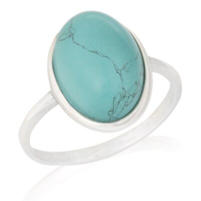 SILVER TURQUOISE RING ref: CKM-BA010-TQ
