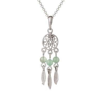 AVENTURINE SILVER NECKLACE ref: CKM-CL013-AV