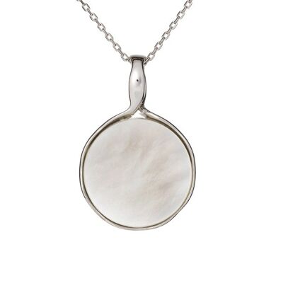 SILVER MOTHER-OF-PEARL PENDANT ref: CSA-PE046-NC