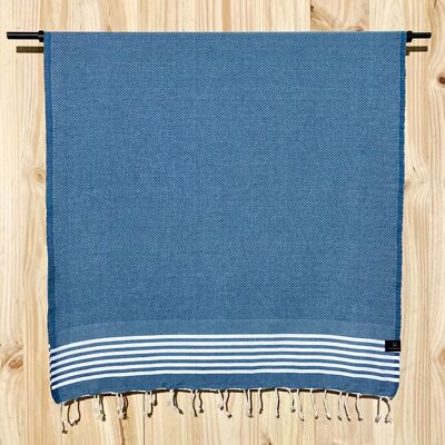 Fouta NAZ Bleu Pétrole