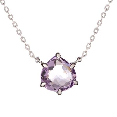 AMETHYST SILVER NECKLACE ref: CJF-CL024-AM