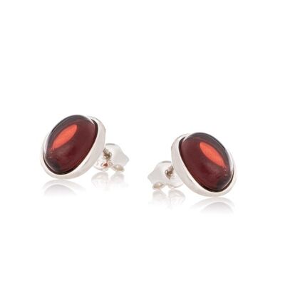 GARNET SILVER EARRING ref: CKM-BO011-GR