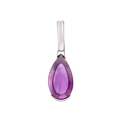 PENDENTE IN ARGENTO AMETISTA ref: CSA-PE009