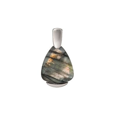 PENDENTIF ARGENT LABRADORITE ref: CSA-PE027