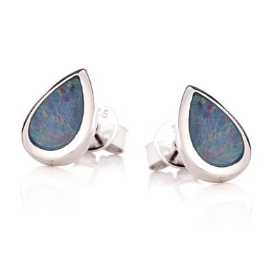 B. O AUSTRALIAN OPAL DOUBLET IN SILBER Ref: GC005E