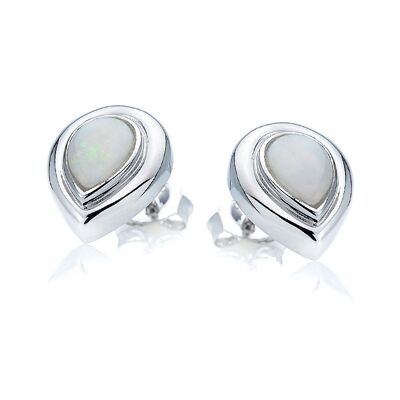 ORECCHINO OPAL AUSTRALIANO IN ARGENTO ref: PE0033E
