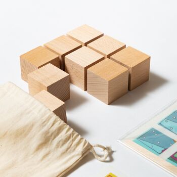 Cubes Puzzle Montessori - Saisons 4