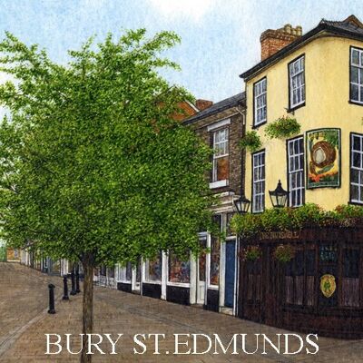 Magnete per il frigorifero, Bury St.Edmunds, Suffolk.