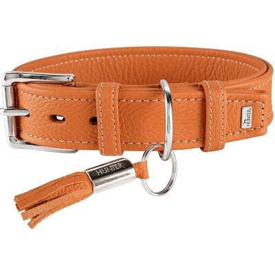 HUNTER Leather Collar Cannes - Orange XS(35)