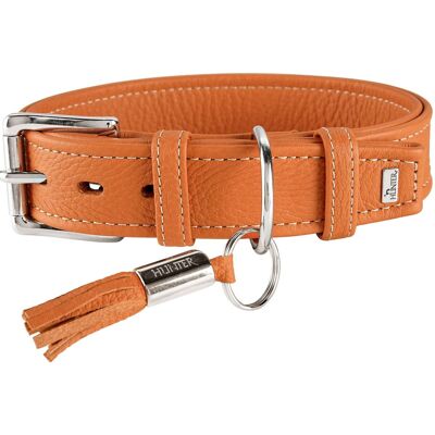 HUNTER Leather Collar Cannes - Orange S(45)