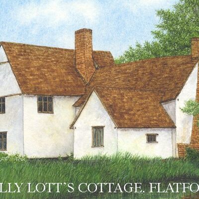 Imán de nevera, Willie Lotts Cottage, Suffolk.