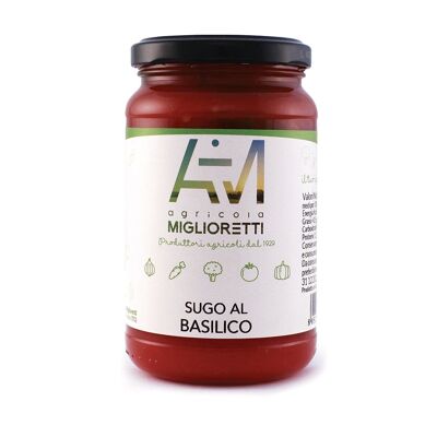 SUGO POMODORO E BASILICO. Biologico