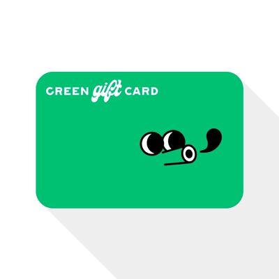 "Green" GIFT CARD