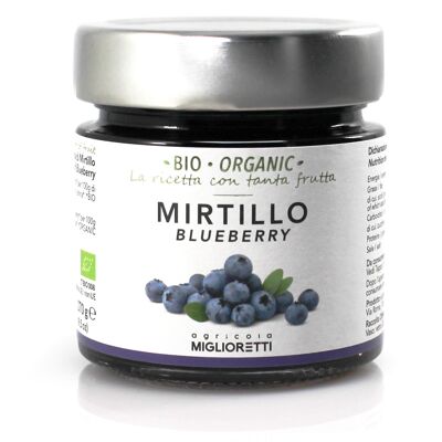 BLUEBERRY JAM Made in Italy, Organic