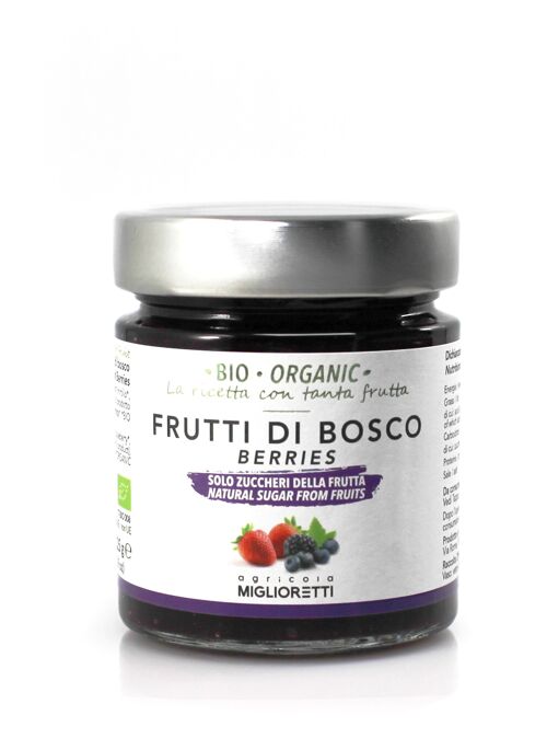 COMPOSTA DI FRUTTI DI BOSCO. Biologico