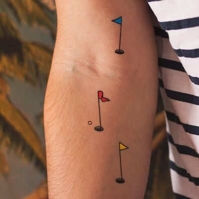 Tatuaggio GOLF (confezione da 2)