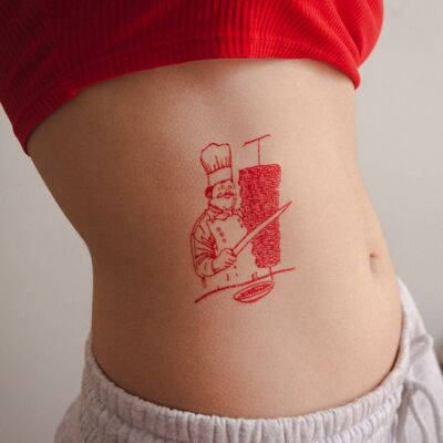 DONER KEBAB Tattoo (Pack of 2)
