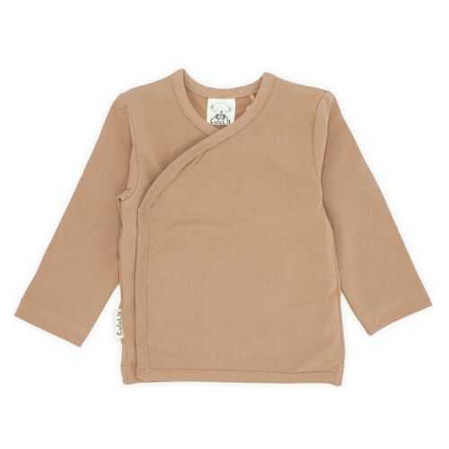 Wrap shirt | Taupe