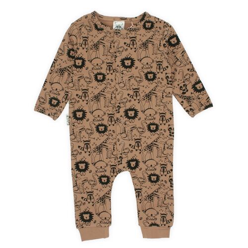 Onesie | Animal party | Taupe