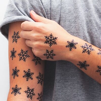 COLD FLAKES Tattoo (Pack of 2)
