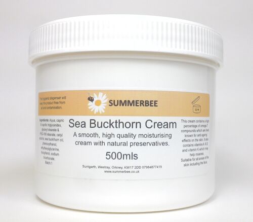 Sea Buckthorn Cream 500mls
