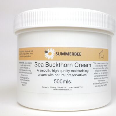 Sea Buckthorn Cream 500mls