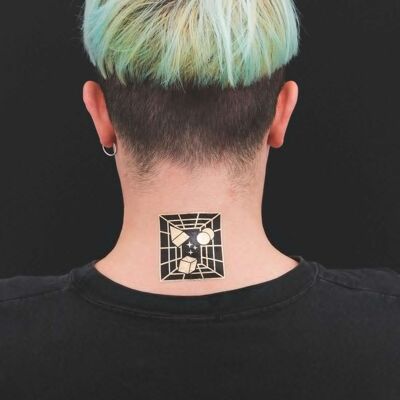 Hypergeometrie-Tattoo (2er-Pack)