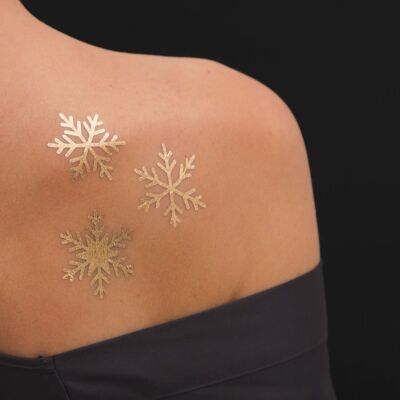 Gold Flakes Tattoo (Pack of 2)