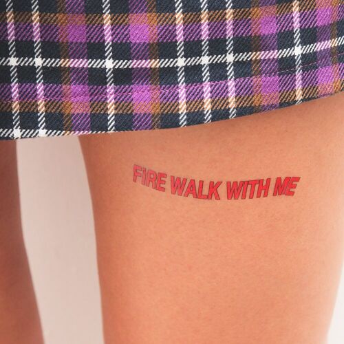 Tatuaje Fire Walk With Me (Pack de 2)