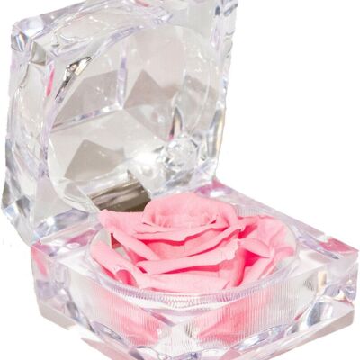 🌹 EWIGE ROSE 🌹 Konservierte duftende Juwelbox Rose - bis zu 3 Jahre haltbar - rosa