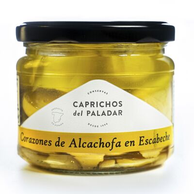 Corazones de alcachofa en escabeche