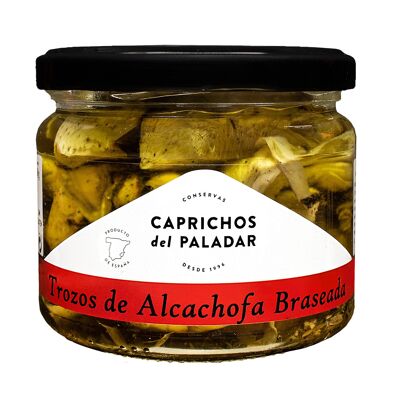 Trozos de alcachofa braseada